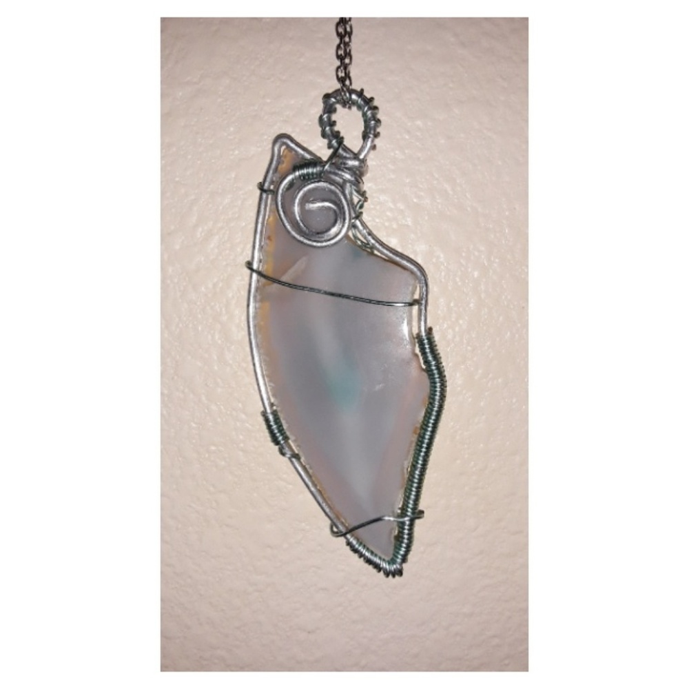 A blue Agate Necklace